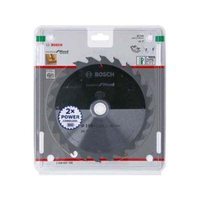 Bosch πριονοδίσκος Standard for Wood Ø190x30 mm 24Δ 02