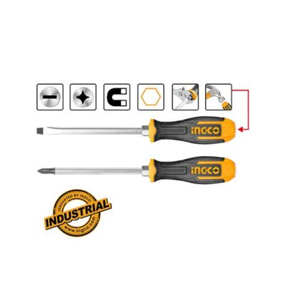 Ingco κατσαβίδια χτυπητά σετ 2 τεμ. 01