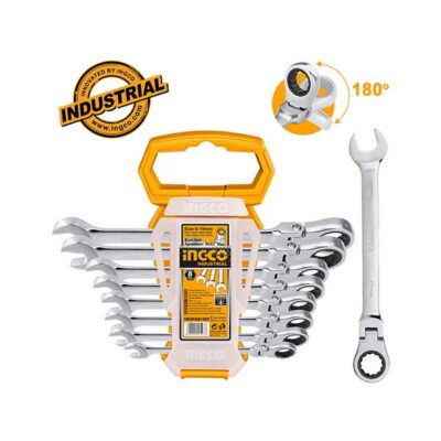 Ingco σπαστά γερμανοπολύγωνα καστάνιας 8-19mm σετ 8 τεμ. 01