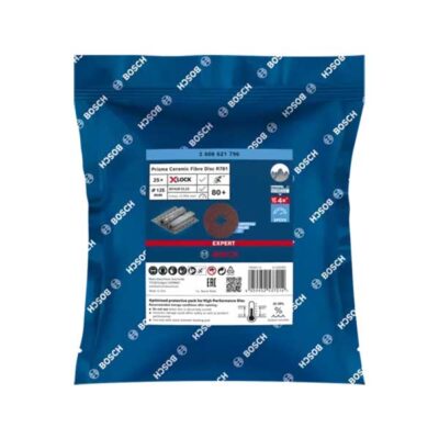 Bosch δίσκος λείανσης X-LOCK PRISMA R781 G80 125x22,23 mm 25τμχ 02