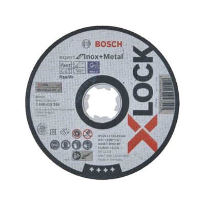 Bosch ευθύς δίσκος κοπής X-LOCK Expert for Inox and Metal Ø125x1×22,23 mm