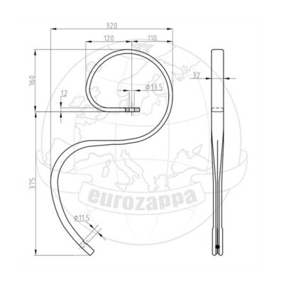 ελατήριο flex σκέτο χωρίς νύχι ιταλίας eurozappa 32x12mm 02
