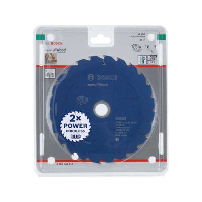 Bosch πριονοδίσκος Expert για ξύλο Ø190x30x1.5/1 mm 24Δ 02