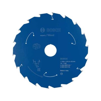 Bosch πριονοδίσκος Expert για ξύλο Ø190x30x1.5/1 mm 18Δ 01