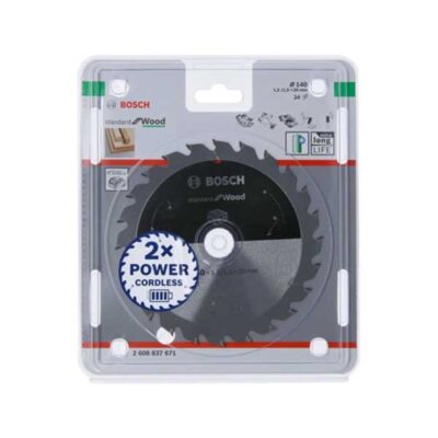Bosch πριονοδίσκος Standard for Wood Ø140x20 mm 24Δ 02