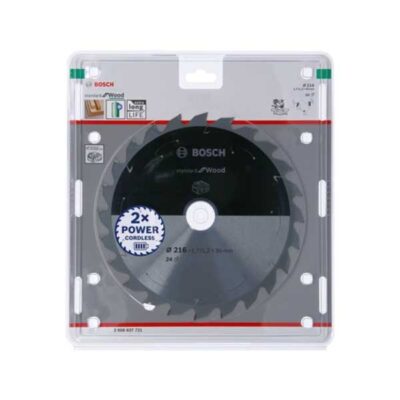 Bosch πριονοδίσκος Standard for Wood Ø216x30 mm 24Δ 02