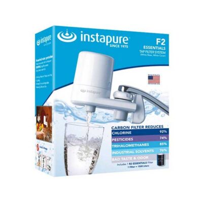 Instapure F2 φίλτρο νερού βρύσης λευκό με φίλτρο R2 ενεργού άνθρακα 5 μm 02