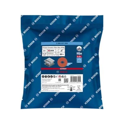 Bosch δίσκος λείανσης X-LOCK PRISMA R782 G80 125x22,23 mm 25τμχ 02